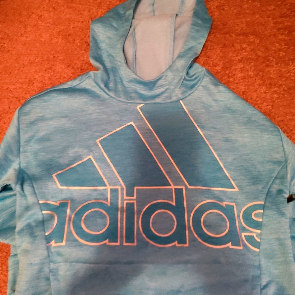 Adidas girls sweatshirt small 7/8